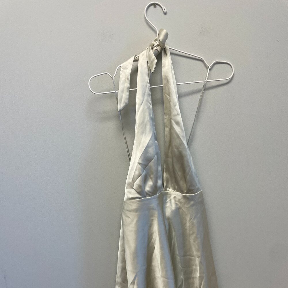 *NEW* Mini Silk Halter Dress